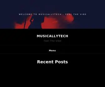 Musicallytech.com(Feel the vibe) Screenshot