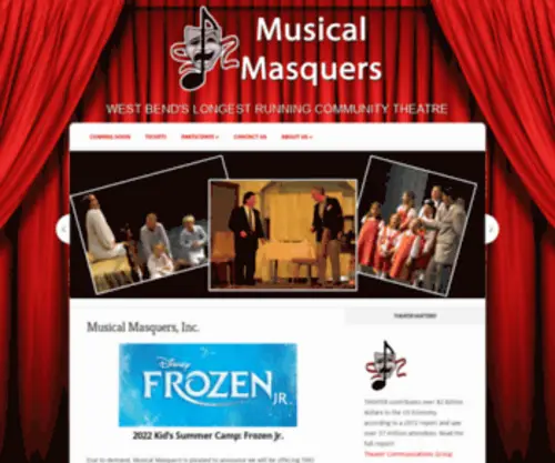 Musicalmasquers.org(Musicalmasquers) Screenshot