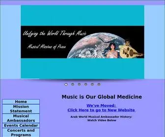 Musicalmissionsofpeace.org(Musical Missions of Peace) Screenshot