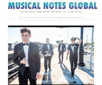 Musicalnotesglobal.com(Musical Notes Global) Screenshot