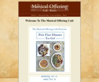 Musicaloffering.com(The Musical Offering) Screenshot