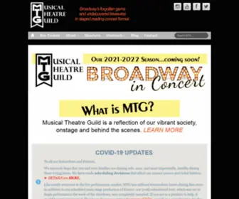 Musicaltheatreguild.com(Musical Theatre Guild) Screenshot