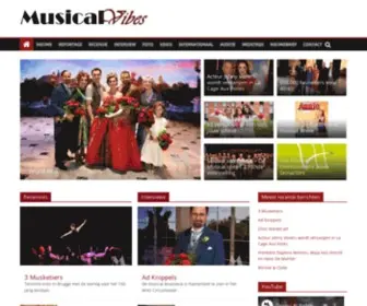 Musicalvibes.net(Uw musical en theater site in Vlaanderen en Nederland) Screenshot