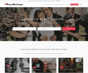 Musicamatrimonio.it(Musica Matrimonio) Screenshot