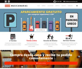 Musicanarias.com(Tienda de instrumentos musicales) Screenshot