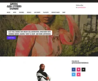 Musicandotherdrugs.com(Music and Other Drugs) Screenshot