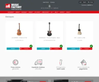 Musicansinstrumento.com(Music Factory) Screenshot