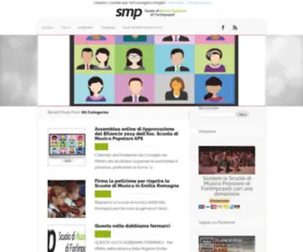 Musicapopolare.net(Scuola di Musica Popolare di Forlimpopoli) Screenshot