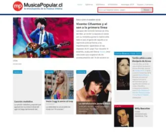 Musicapopular.cl(La enciclopedia de la m) Screenshot