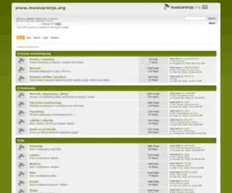 Musicarenje.org(Index) Screenshot