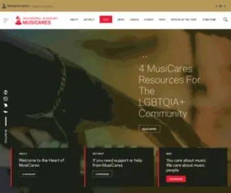 Musicares.com(Musicares) Screenshot