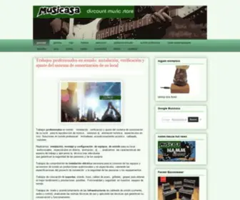 Musicasa.com(Instrumentos musicales) Screenshot