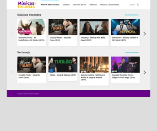 Musicasmaistocadas.org(Musicasmaistocadas) Screenshot
