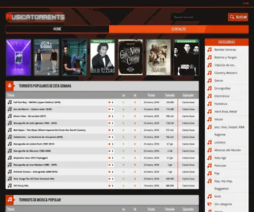 Musicatorrents.com(Descargar Musica Torrent Gratis) Screenshot