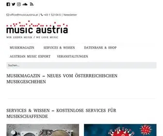 Musicaustria.at(We love music) Screenshot