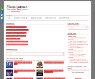 Musicbadshah2.com(MusicBadshah) Screenshot