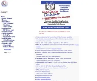 Musicbookdeluxe.com(Karaoke) Screenshot