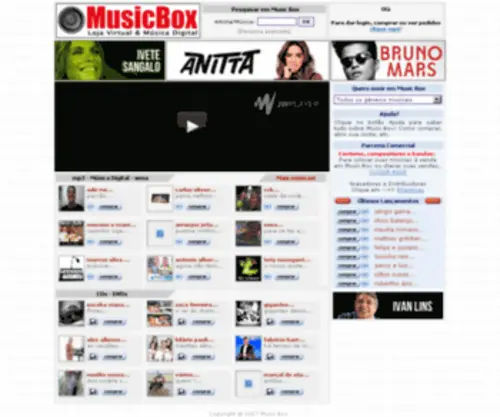 Musicbox.com.br(Music Box) Screenshot