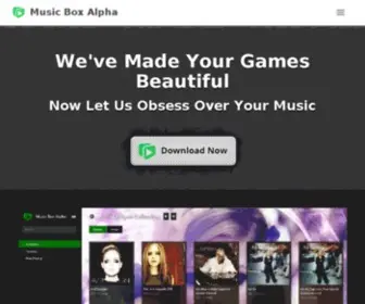 Musicboxalpha.com(Music Box Alpha) Screenshot