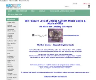 Musicboxesetc.com(Music Boxes) Screenshot