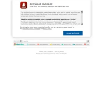 Musicboxnewtab.com(Musicboxnewtab) Screenshot
