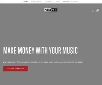 Musicbusinesshowto.com(MBHT) Screenshot