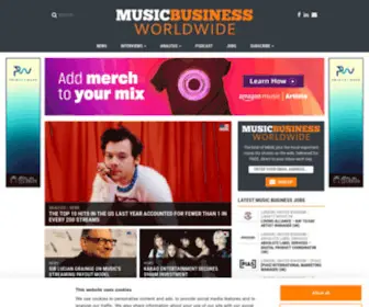 Musicbusinessworldwide.com(Music Business Worldwide) Screenshot