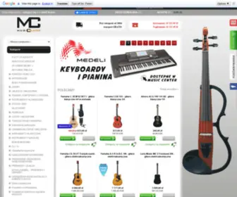 Musiccenter.com.pl(Music Center) Screenshot