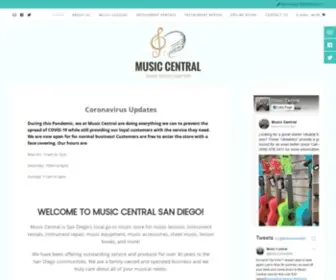 Musiccentralsd.com(Music Central SD) Screenshot