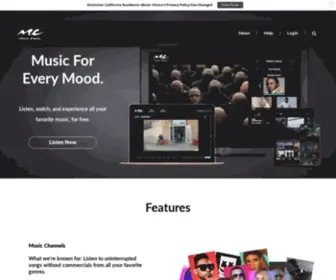 Musicchoice.com(Music Choice) Screenshot