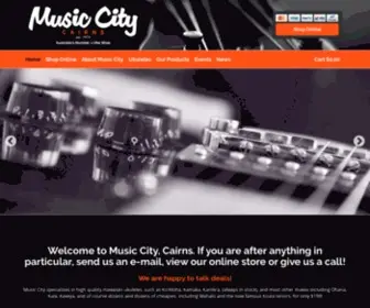 Musiccitycairns.com(Music city cairns) Screenshot