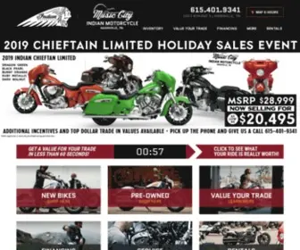 Musiccityindianmotorcycle.com Screenshot