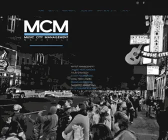 Musiccitymanagement.com(Music City Management) Screenshot