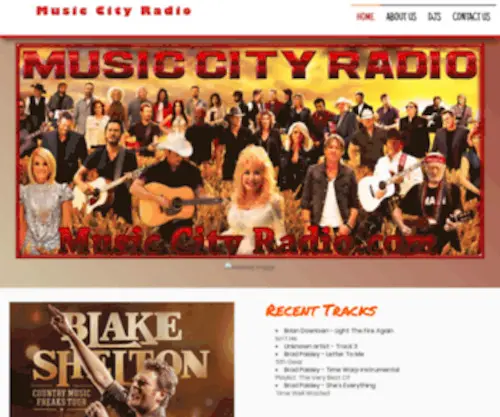 Musiccityradio.com(Music City Radio) Screenshot