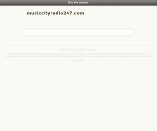 Musiccityradio247.com(Music City Radio) Screenshot