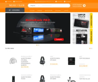 Musicclub.com.mx(Music) Screenshot