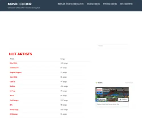 Musiccoder.com(Music Coder) Screenshot