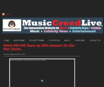 Musiccreedlive.com(Musiccreedlive) Screenshot