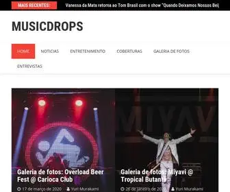 MusiCDrops.com.br(Home) Screenshot