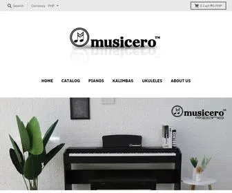 Musicerowarehouse.com(Musicero Warehouse) Screenshot