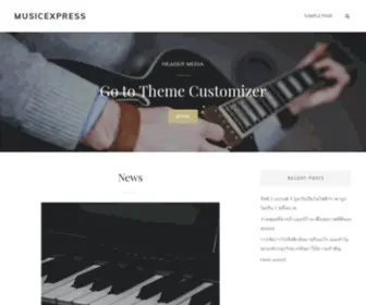 Musicexpress.in.th(MUSIC EXPRESS) Screenshot