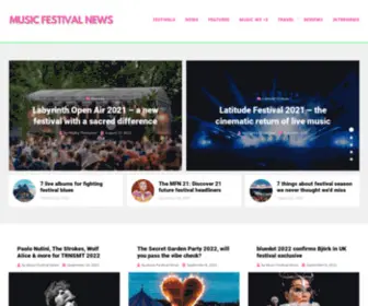 MusicFestivalnews.net(MusicFestivalnews) Screenshot