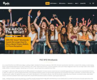 MusicFestivalsrfid.com(Music Festival RFID Solutions by PDC) Screenshot