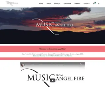 MusicFromangelfire.org(Music from Angel Fire) Screenshot