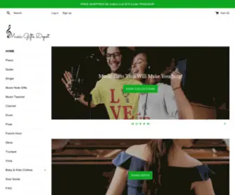 MusicGiftsdepot.com(Music Gifts Depot) Screenshot