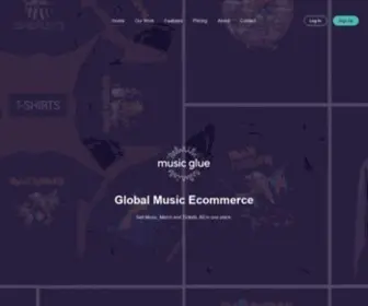 MusicGlue.com(Music Glue) Screenshot