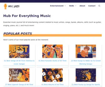 MusicGrotto.com(Music Grotto) Screenshot