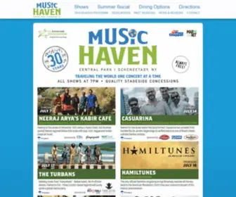 Musichavenstage.org(Music Haven Schenectady) Screenshot