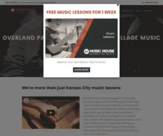 Musichouseschool.com(Music Lessons in Johnson County) Screenshot