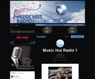 Musichutradio1.com(Music Hut Radio 1) Screenshot